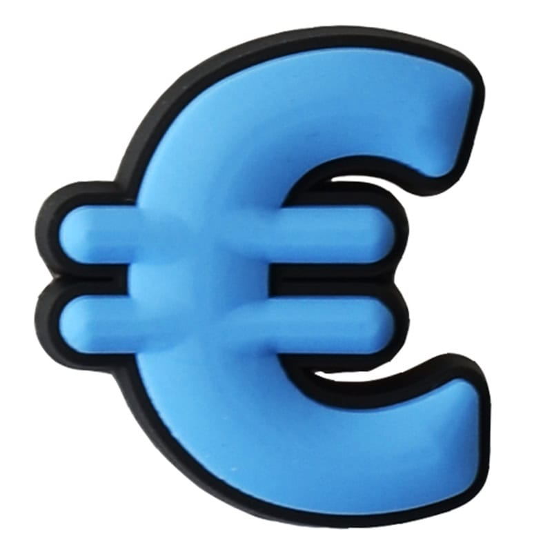 Euro symbol Money 44-02 Shoe Charm