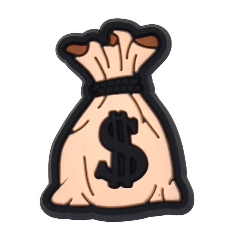 Notes in bag Money 44-10 Shoe Charm