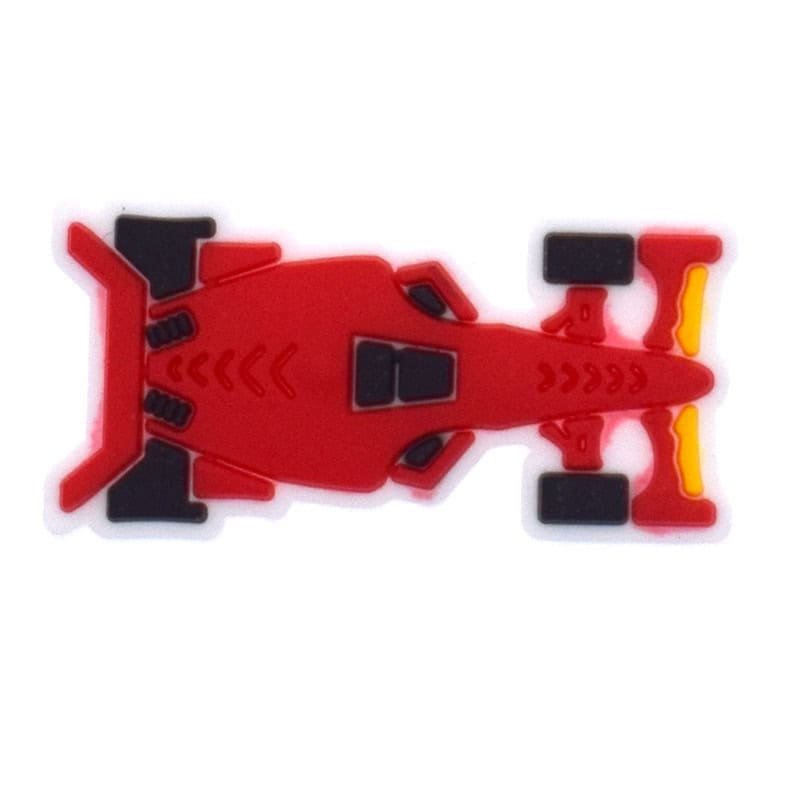 Shoe Charm - Down view racing car 441-14