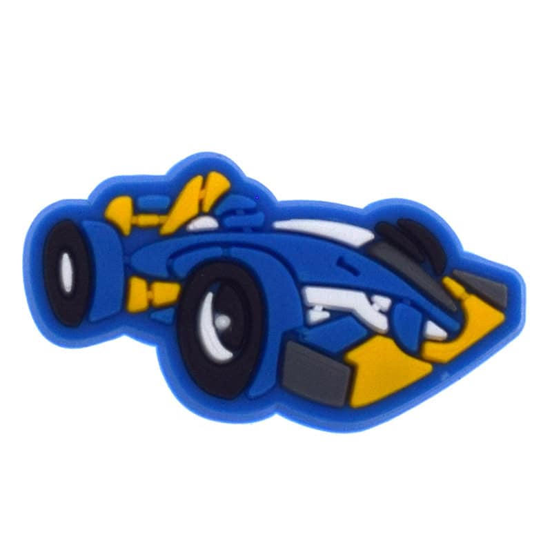 Shoe Charm - Blue racing car 441-20