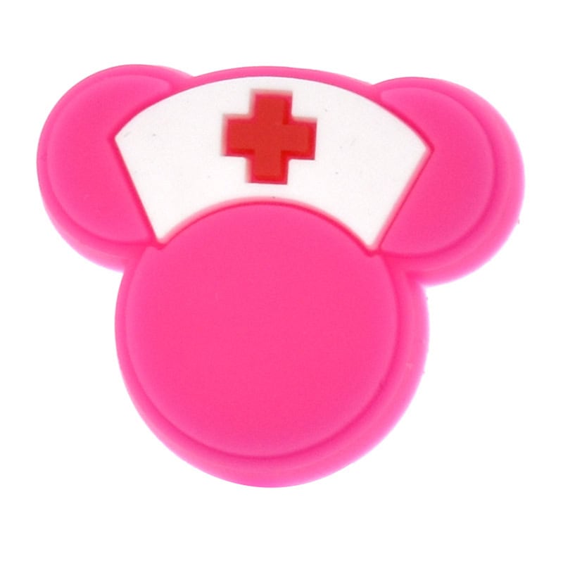 Shoe Charm -  Nurse hat red face 443-04
