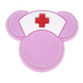 Shoe Charm -  Nurse hat pink face 443-05