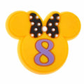 Shoe Charm -  Yellow 8 face 443-12