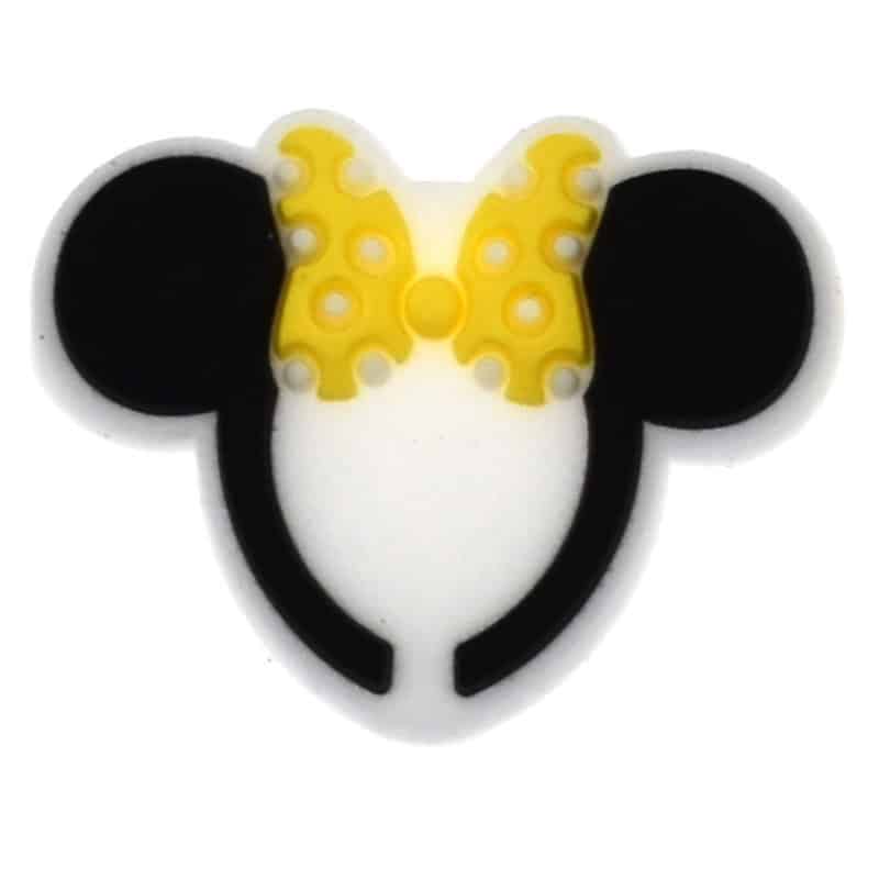 Shoe Charm -  Yellow bow outline 443-18