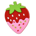 Strawberry chocolate dipped strawberry 445-02 - Shoe Charm