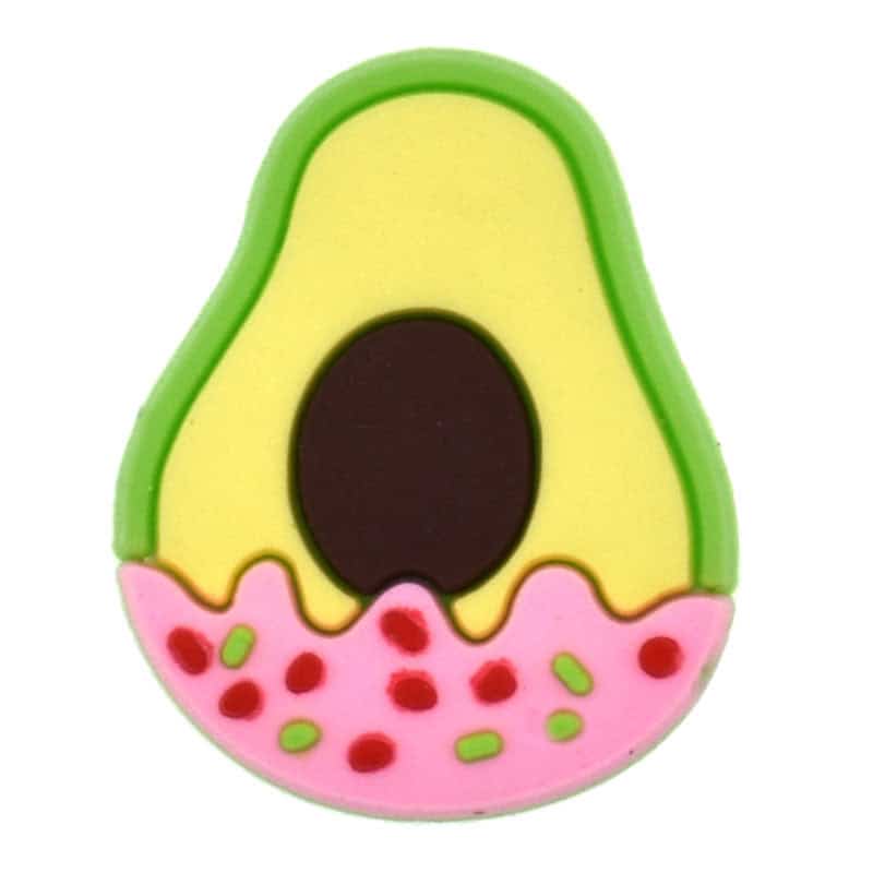 Strawberry chocolate dipped avocado 445-04 - Shoe Charm