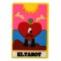Shoe Charm -  Bad Bunney Tarot Card heart  447-07