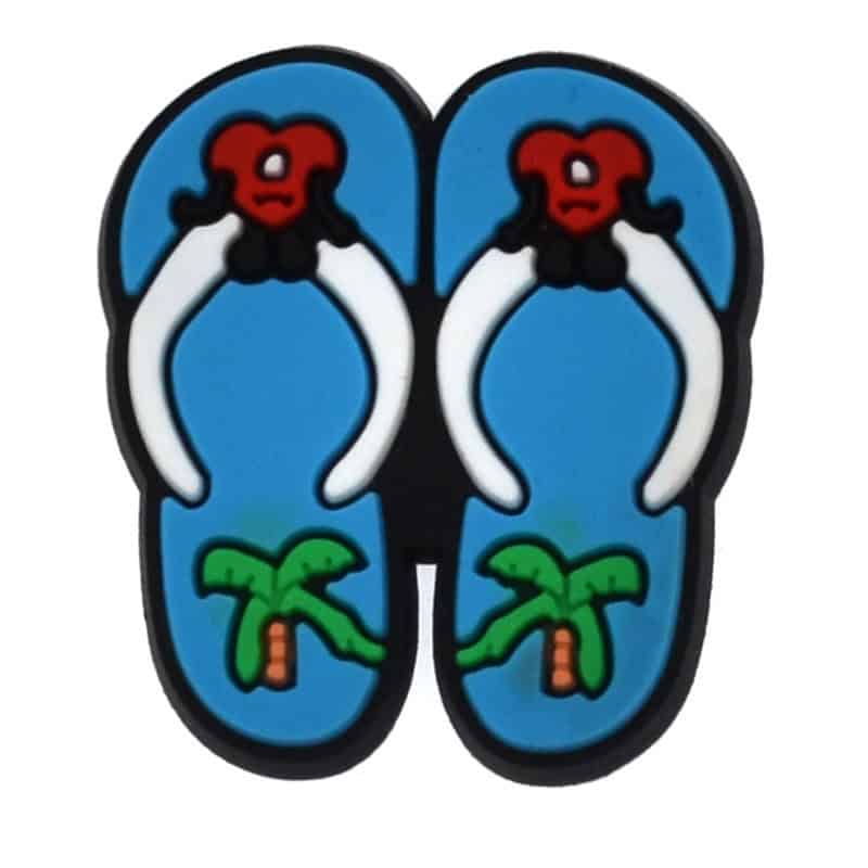 Shoe Charm -  Blue flip flops 452-12