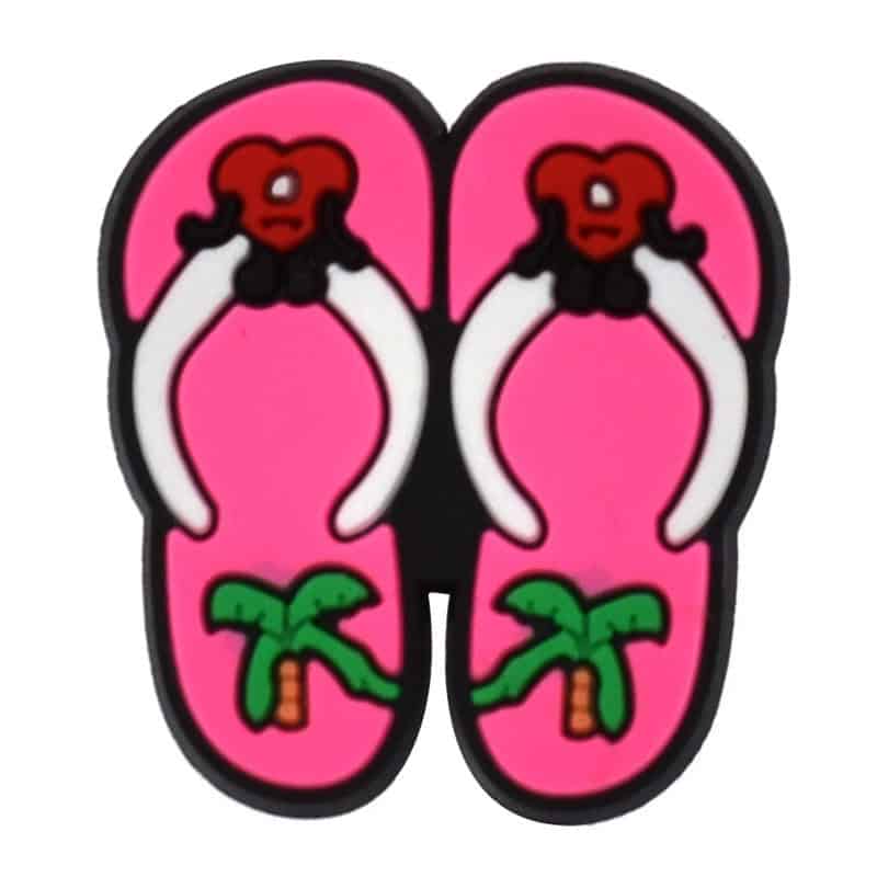 Shoe Charm -  Pink flip flops 452-13