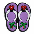 Shoe Charm -  Purple flip flops 452-14