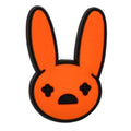 Shoe Charm -  Dark orange bad Bunny 452-24