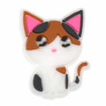 Sitting calico cat 459-08 - Shoe Charm