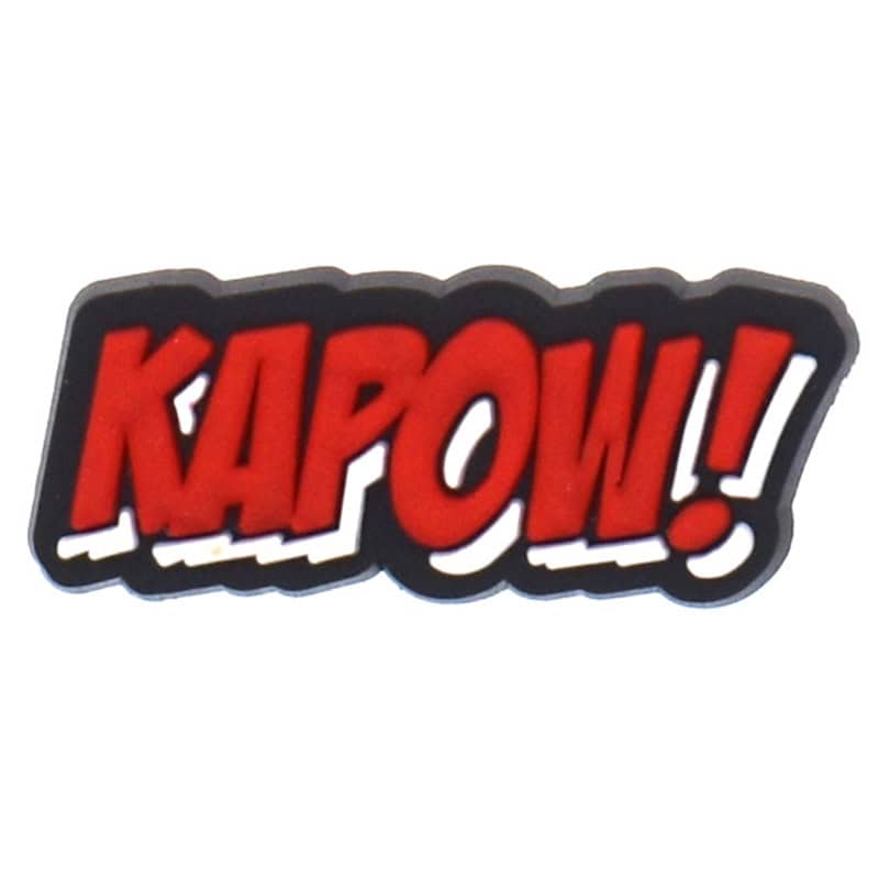 KAPOW sign logo 46-100 Shoe Charm