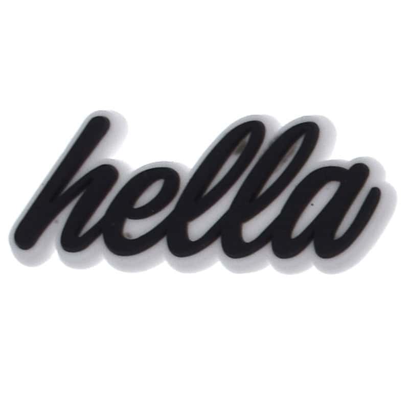 hello sign logo 46-102 Shoe Charm