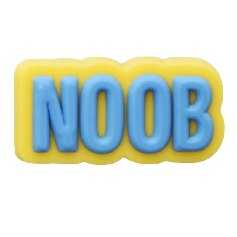 NOOB sign logo 46-12 Shoe Charm