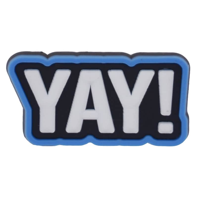 YAY! sign logo 46-19 Shoe Charm