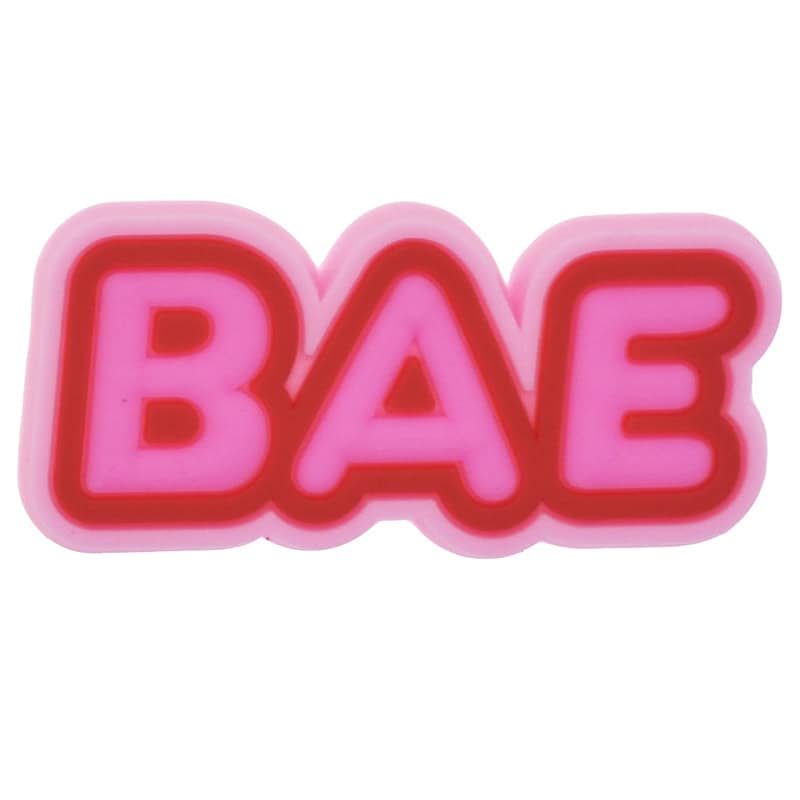 BAE pink sign logo 46-21 Shoe Charm