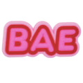 BAE pink sign logo 46-21 Shoe Charm