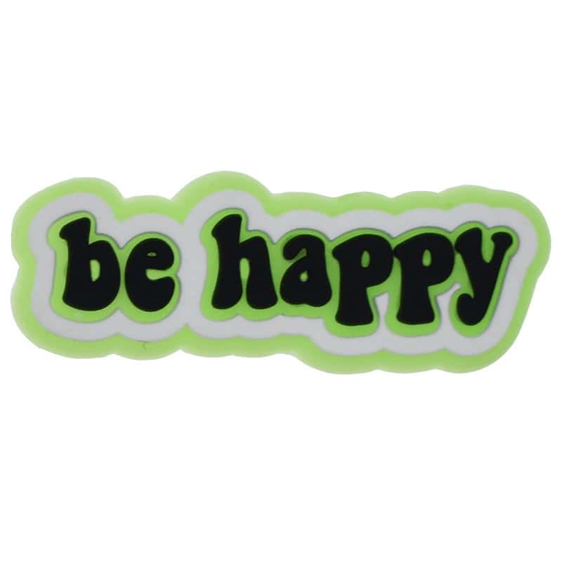 be happy sign logo 46-23 Shoe Charm