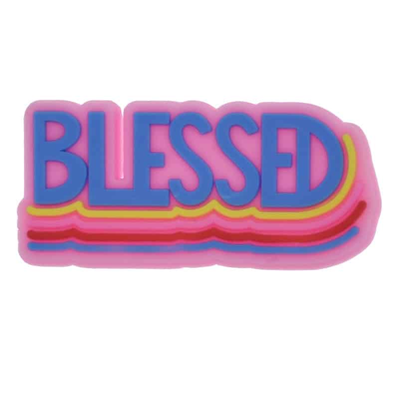 BLESSED sign logo 46-28 Shoe Charm