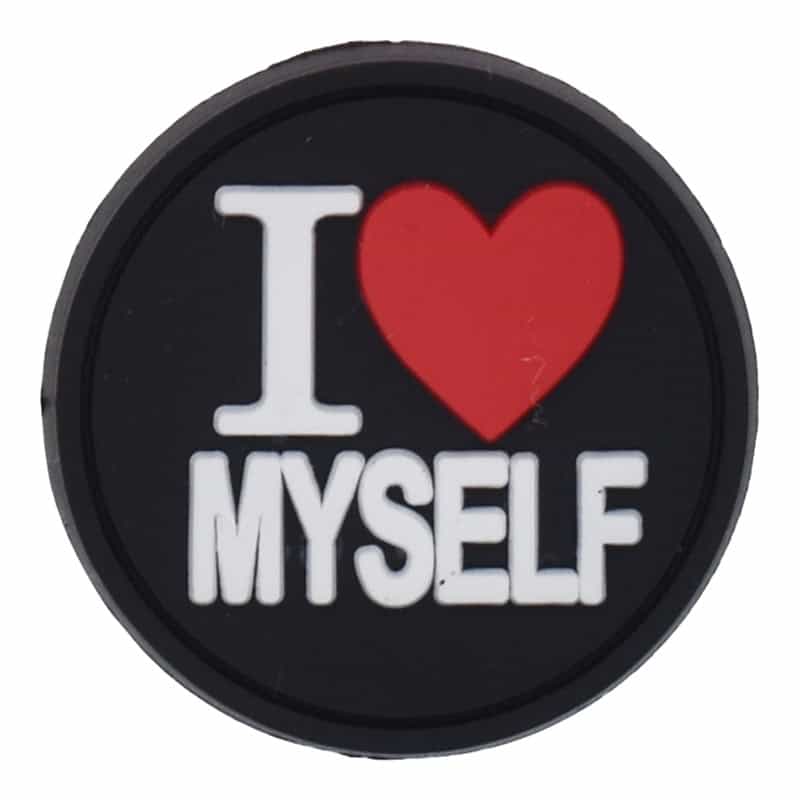 I LOVE MYSELF sign logo 46-35 Shoe Charm