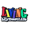 LIVING My Best Life sign logo 46-36 Shoe Charm