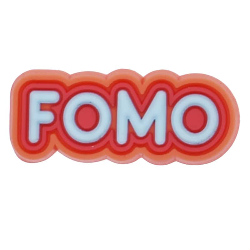 FOMO sign logo 46-45 Shoe Charm
