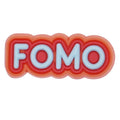 FOMO sign logo 46-45 Shoe Charm