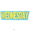 WEDNESDAY sign logo 46-52 Shoe Charm