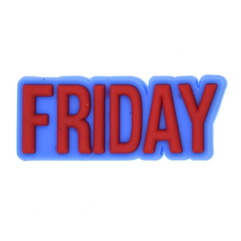 FRIDAY sign logo 46-54 Shoe Charm