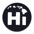 Hi world black sign logo 46-57 Shoe Charm