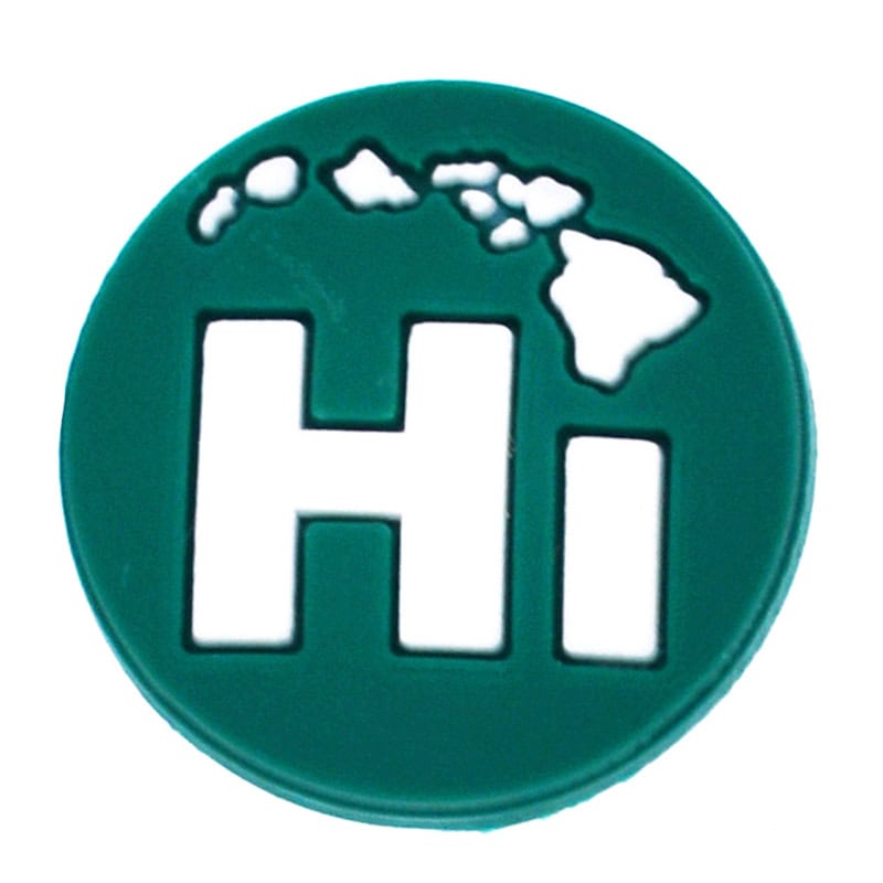 Hi world green sign logo 46-58 Shoe Charm