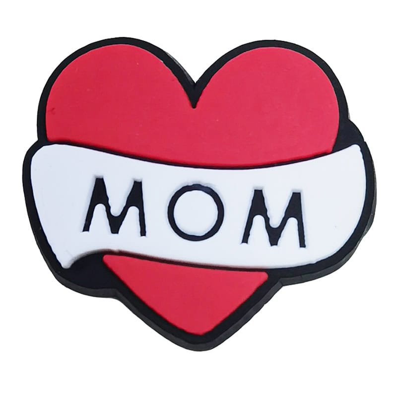 MOM heart sign logo 46-60 Shoe Charm