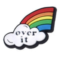 OVER IT rainbow sign logo 46-61 Shoe Charm