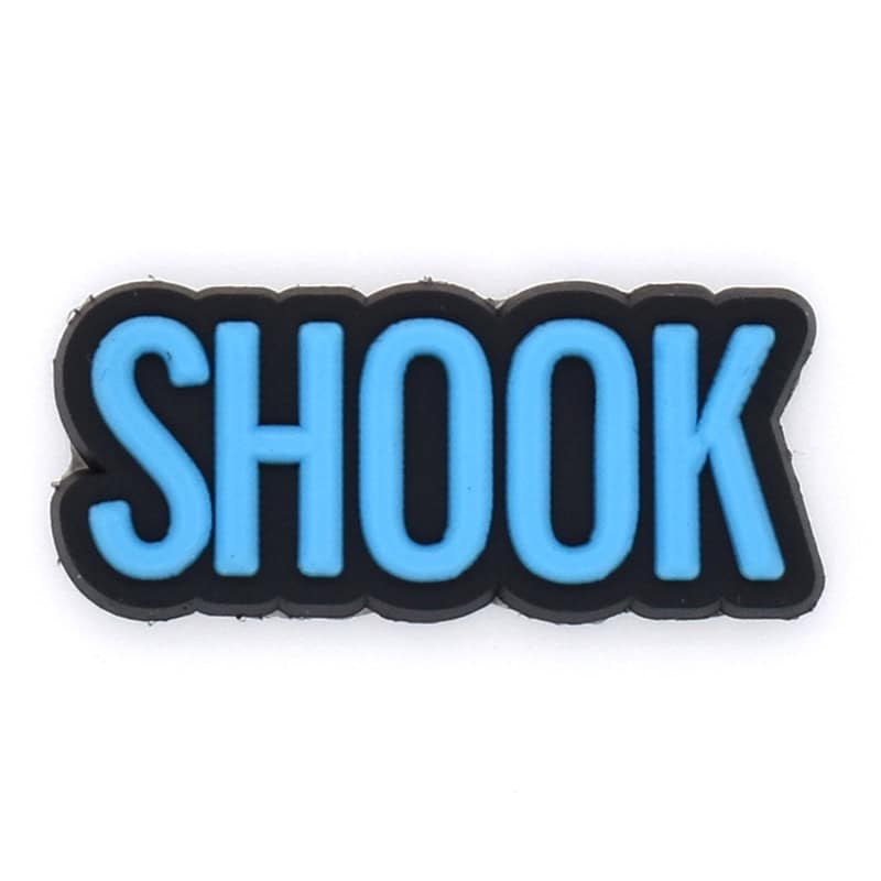 SHOOK sign logo 46-64 Shoe Charm