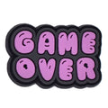 GAME OVER sign logo 46-67 Shoe Charm