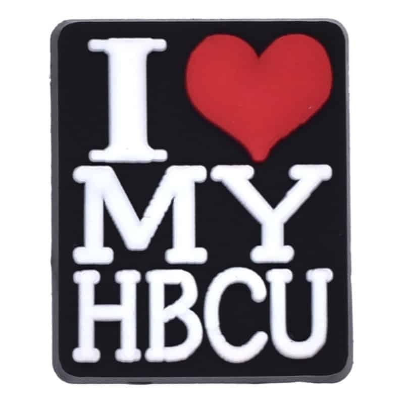 I LOVE MY HBCU sign logo 46-68 Shoe Charm