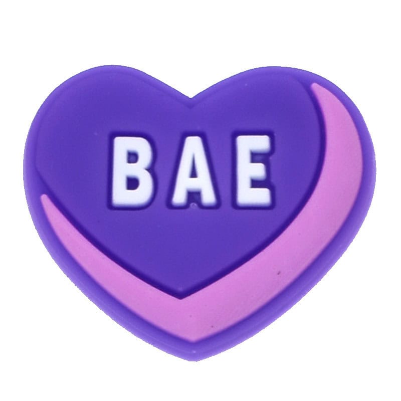 BAE purple heart sign logo 46-71 Shoe Charm