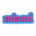 miami sign logo 46-79 Shoe Charm