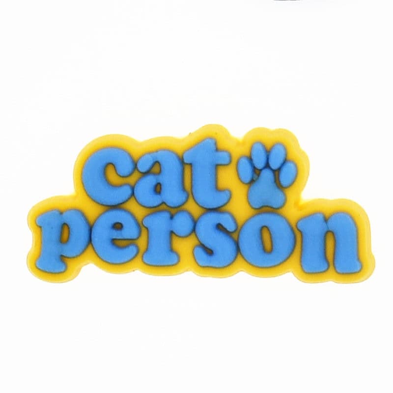 cat person sign logo 46-80 Shoe Charm