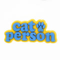 cat person sign logo 46-80 Shoe Charm