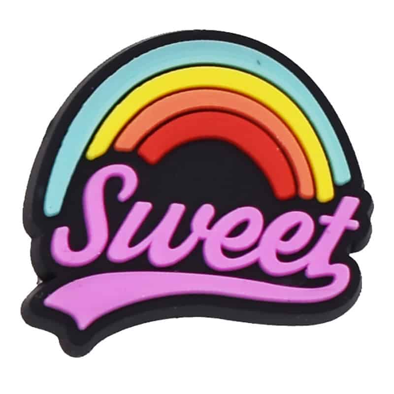 Sweet rasinbow sign logo 46-94 Shoe Charm