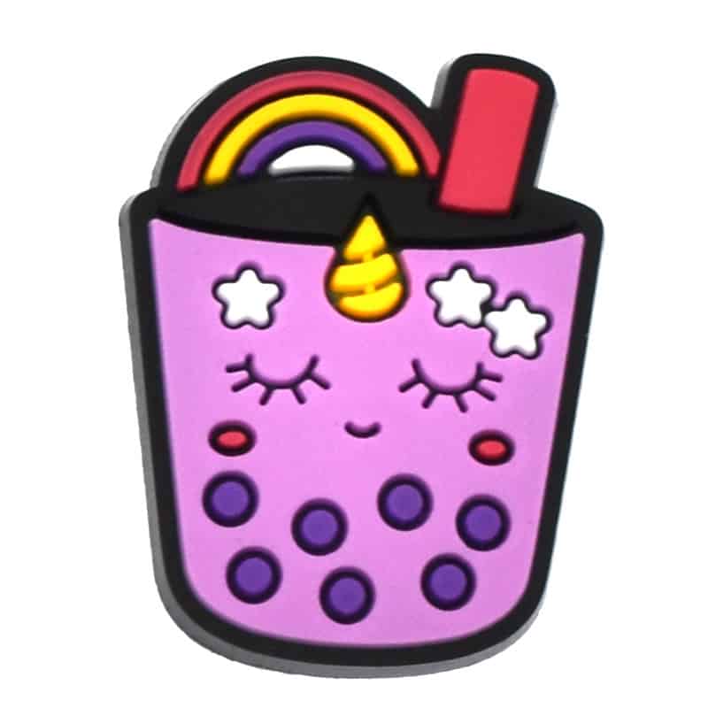 Rainbow bubble tea 469-07 Shoe Charm