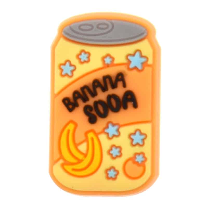 BANANA SODA  fizzy drink can 469-20 Shoe Charm