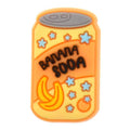 BANANA SODA  fizzy drink can 469-20 Shoe Charm