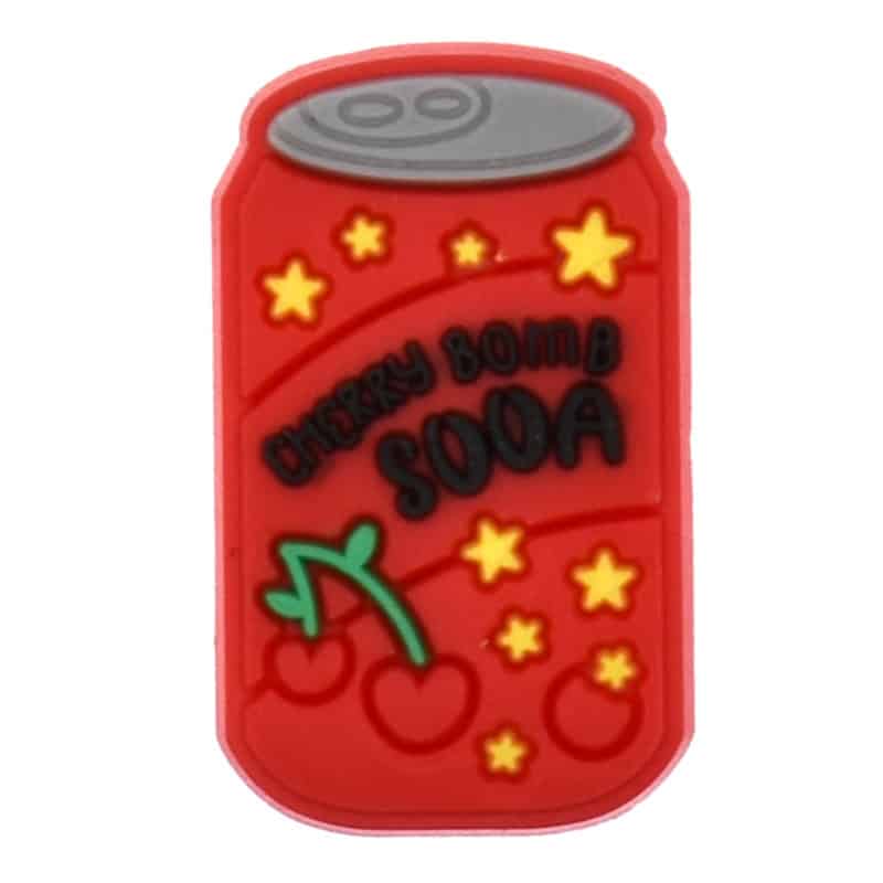 CHERRY BOMB fizzy drink can 469-21 Shoe Charm