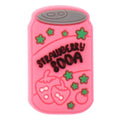 STRAWBERRY SODA fizzy drink can 469-22 Shoe Charm