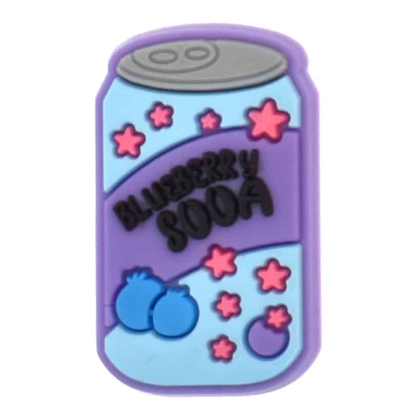 BLUEBERRY SODA fizzy drink can 469-23 Shoe Charm