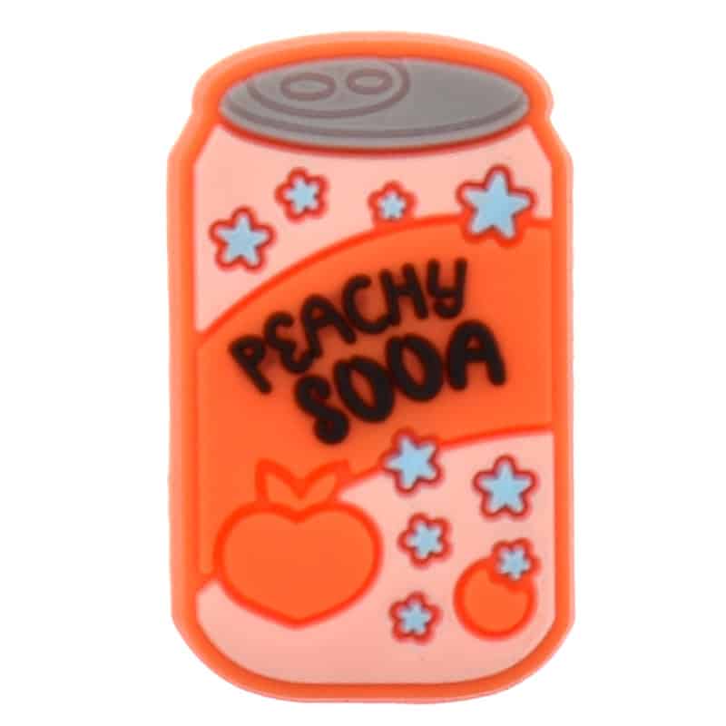 PEACHY SODA fizzy drink can 469-24 Shoe Charm