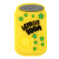 LEMON SODA fizzy drink can 469-25 Shoe Charm